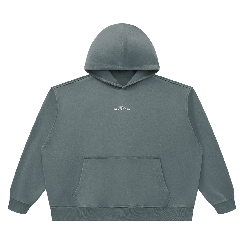 Very Dexterous Disrupt Heavyweight Vintage Wash Boxy Cotton Hoodie