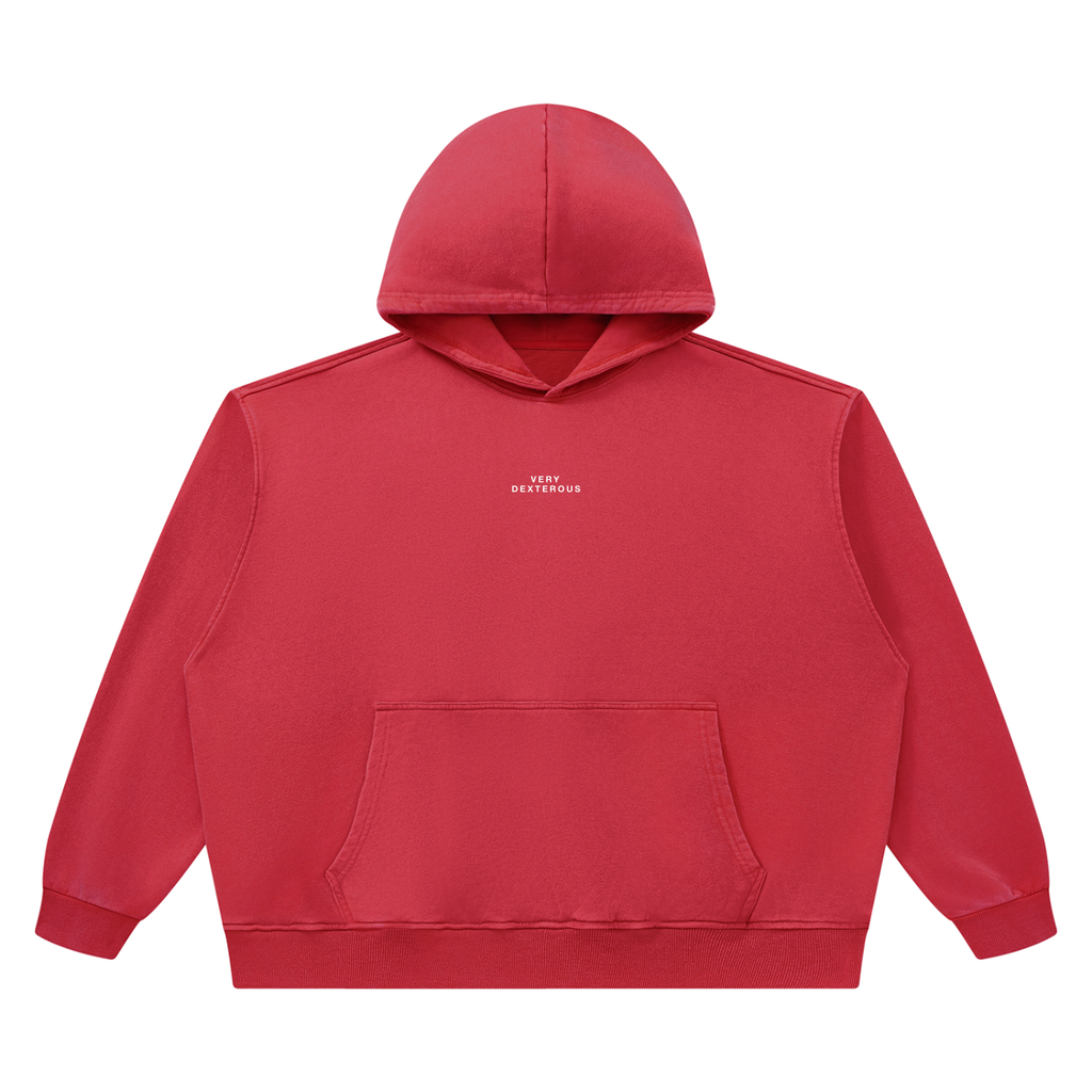 Very Dexterous Disrupt Heavyweight Vintage Wash Boxy Cotton Hoodie