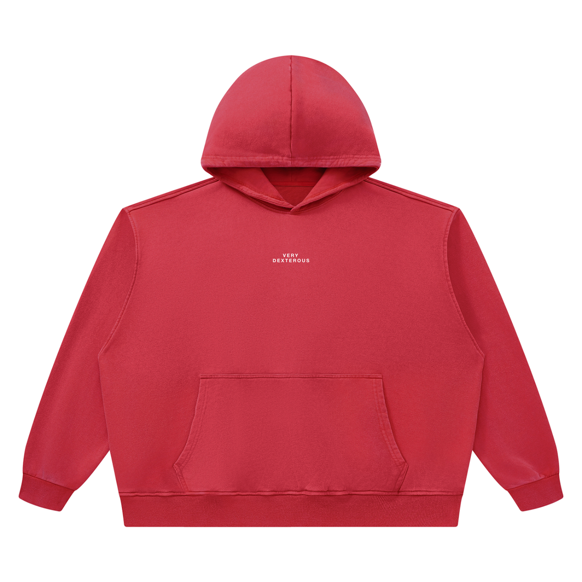 Very Dexterous Disrupt Heavyweight Vintage Wash Boxy Cotton Hoodie