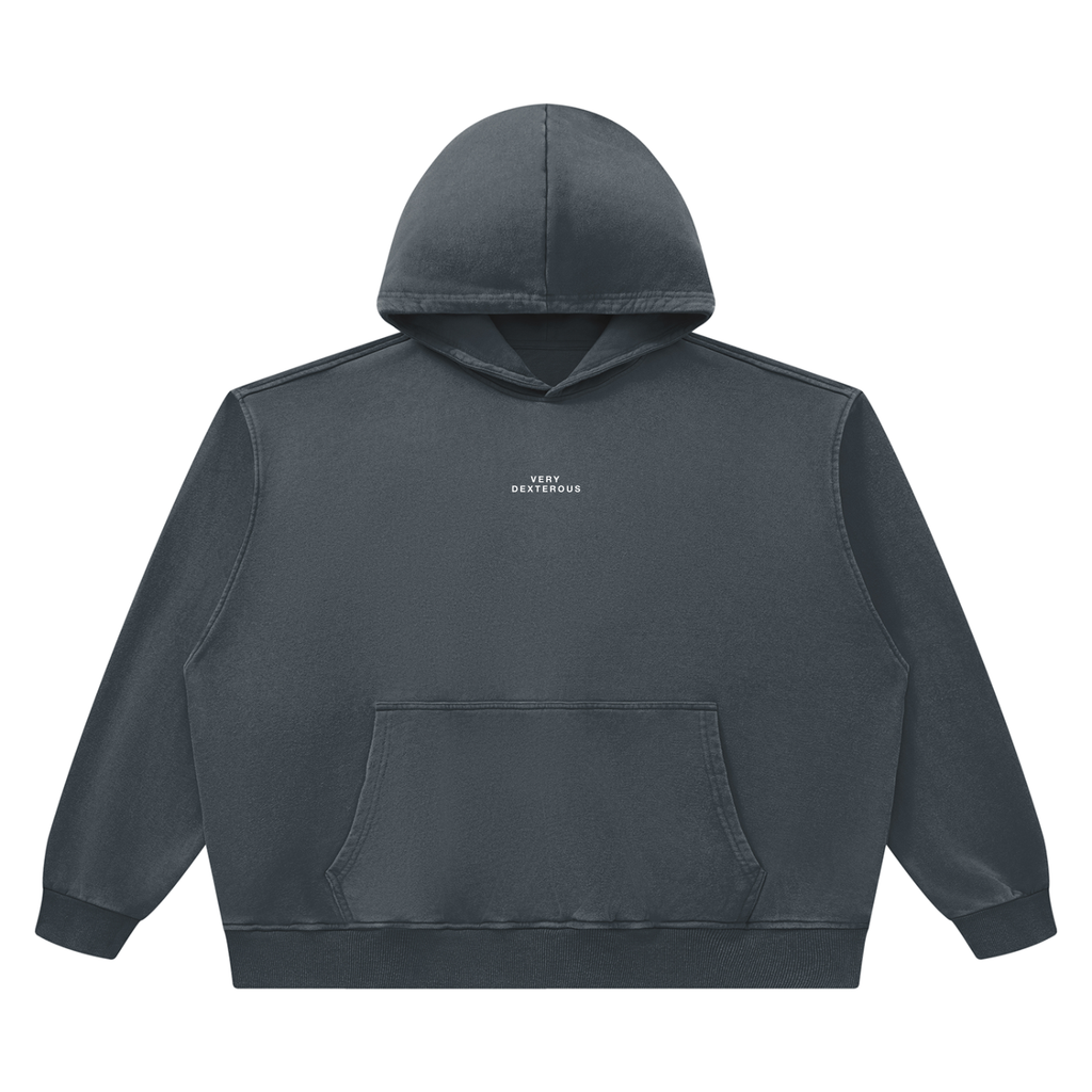 Very Dexterous Disrupt Heavyweight Vintage Wash Boxy Cotton Hoodie