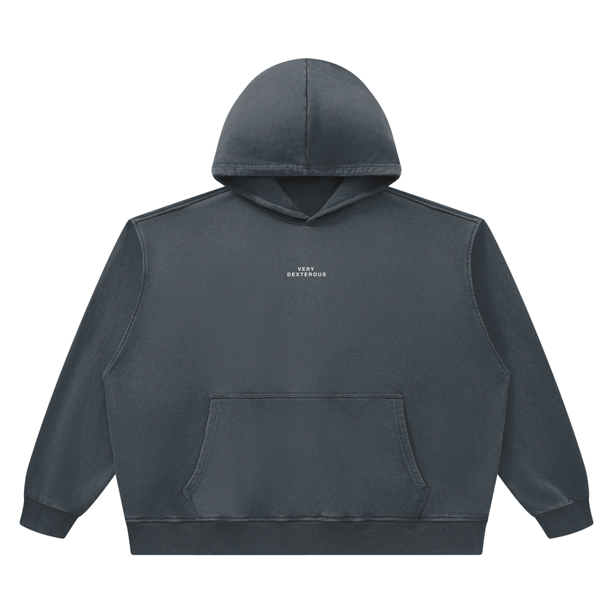 Very Dexterous Disrupt Heavyweight Vintage Wash Boxy Cotton Hoodie