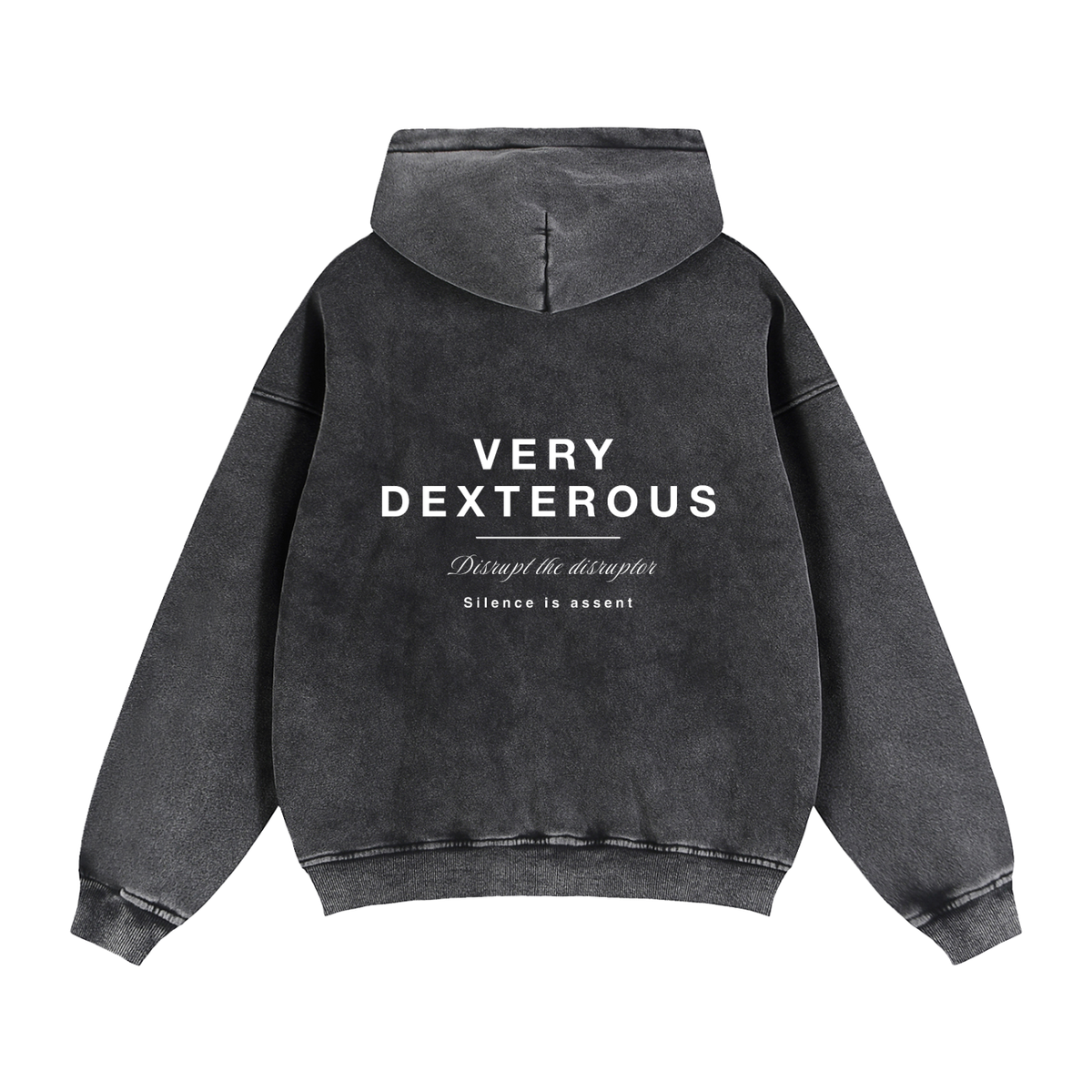 Very Dexterous Disrupt Zip-Through Boxy Fleece Hoodie