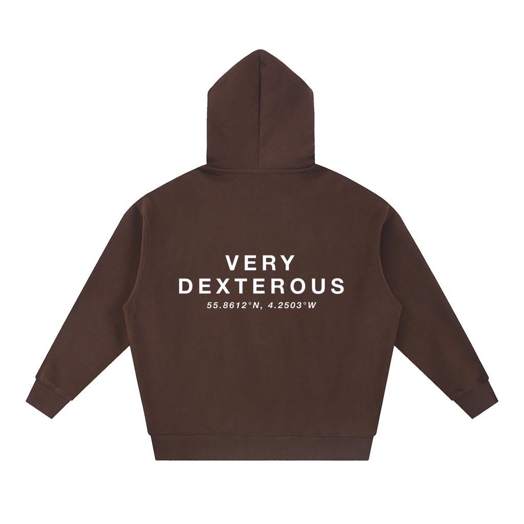 Very Dexterous Co-Ordinated Oversized Fleece Boxy Hoodie