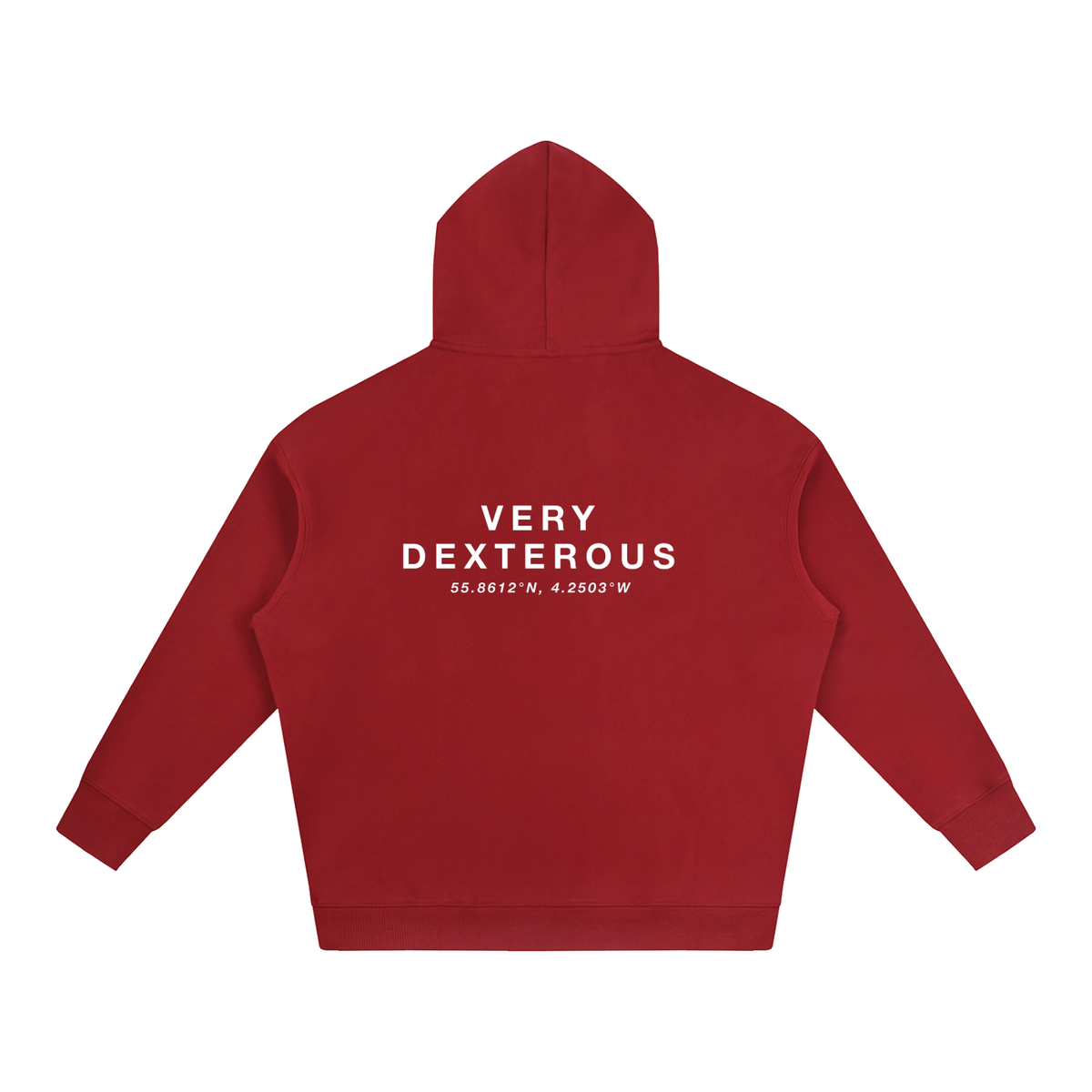 Very Dexterous Glasgow Oversize Fleeced Hoodie