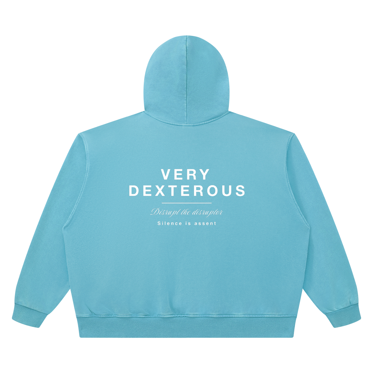 Very Dexterous Disrupt Heavyweight Vintage Wash Boxy Cotton Hoodie