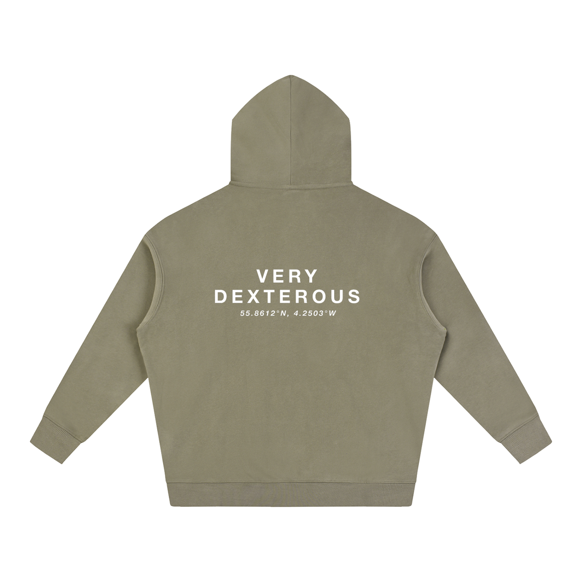 Very Dexterous Glasgow Oversize Fleeced Hoodie