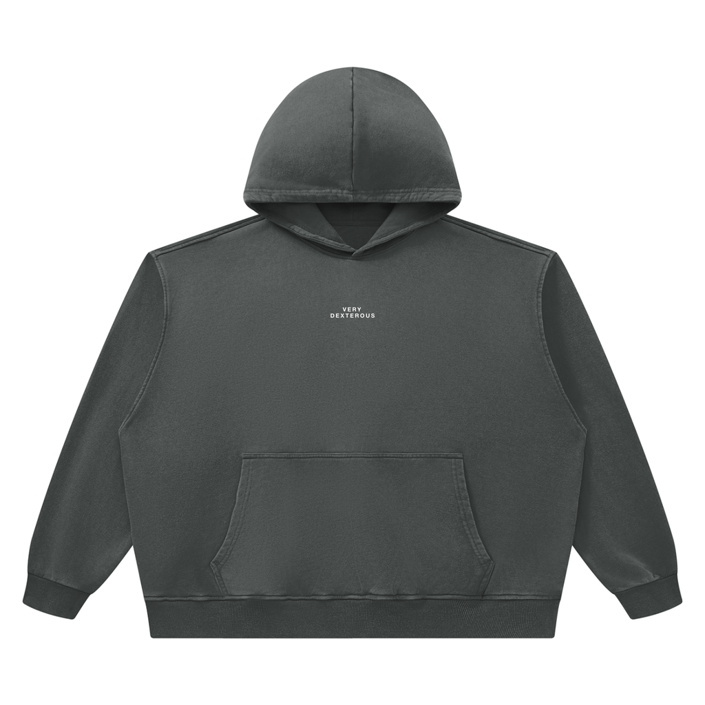 Very Dexterous Disrupt Heavyweight Vintage Wash Boxy Cotton Hoodie