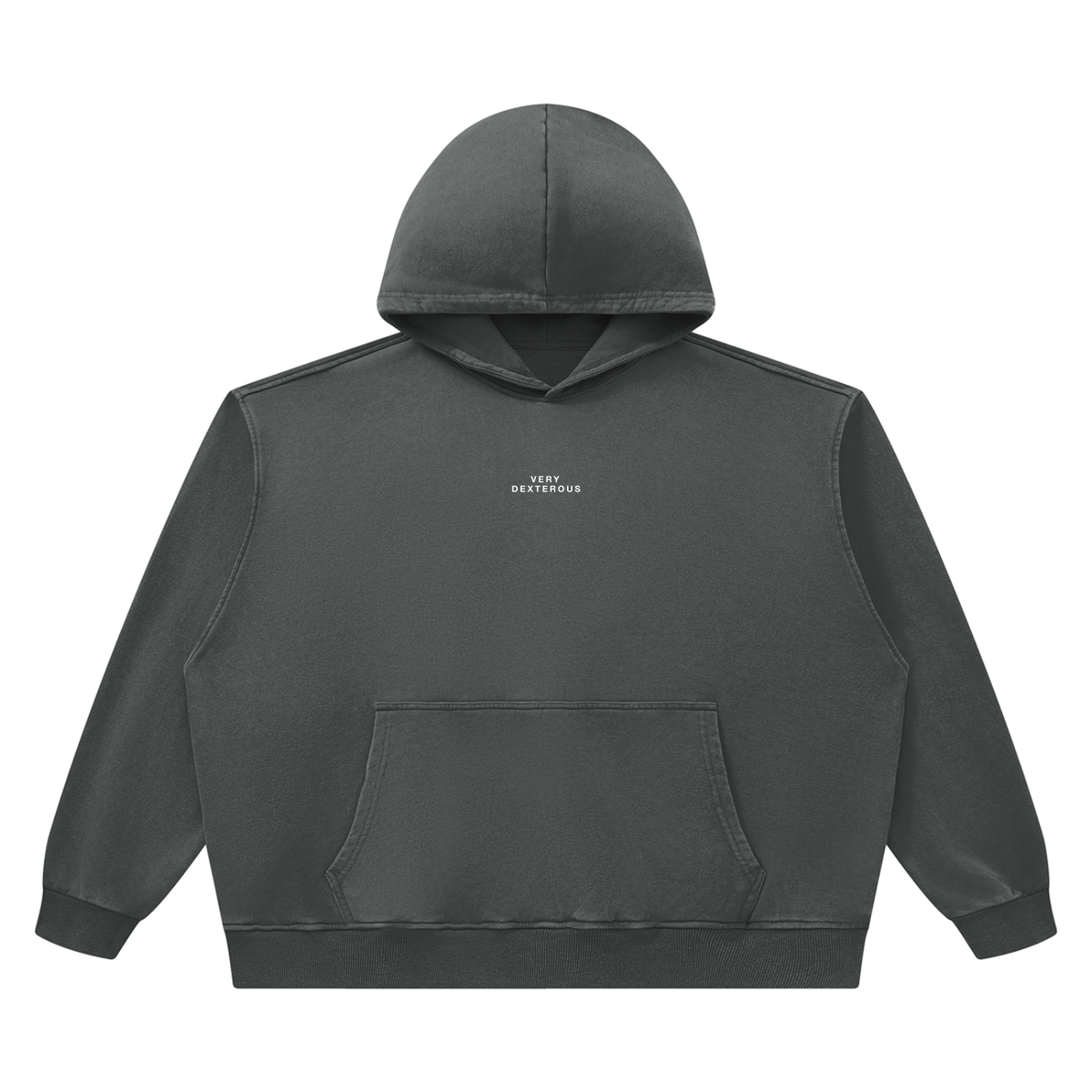 Very Dexterous Disrupt Heavyweight Vintage Wash Boxy Cotton Hoodie