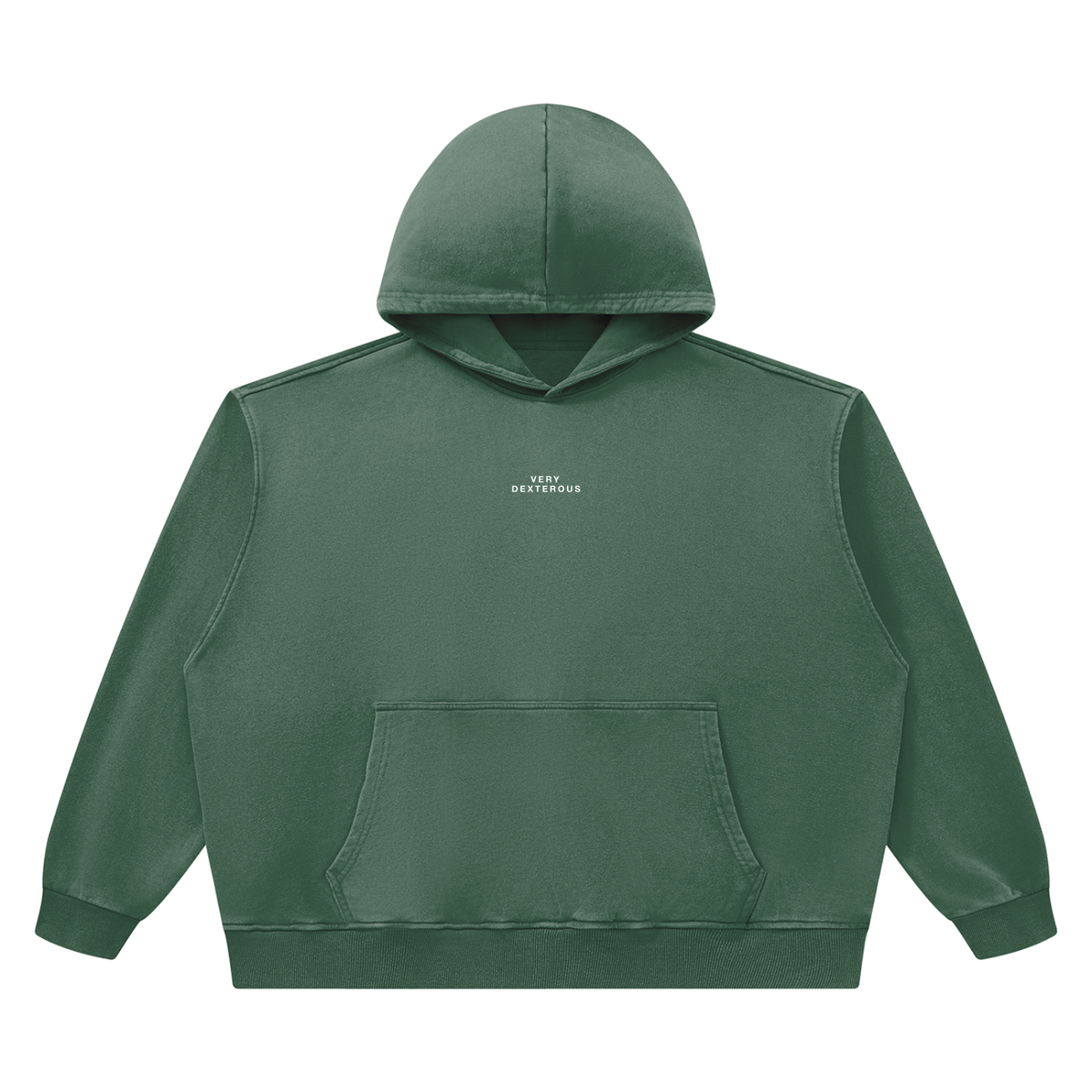 Very Dexterous Disrupt Heavyweight Vintage Wash Boxy Cotton Hoodie