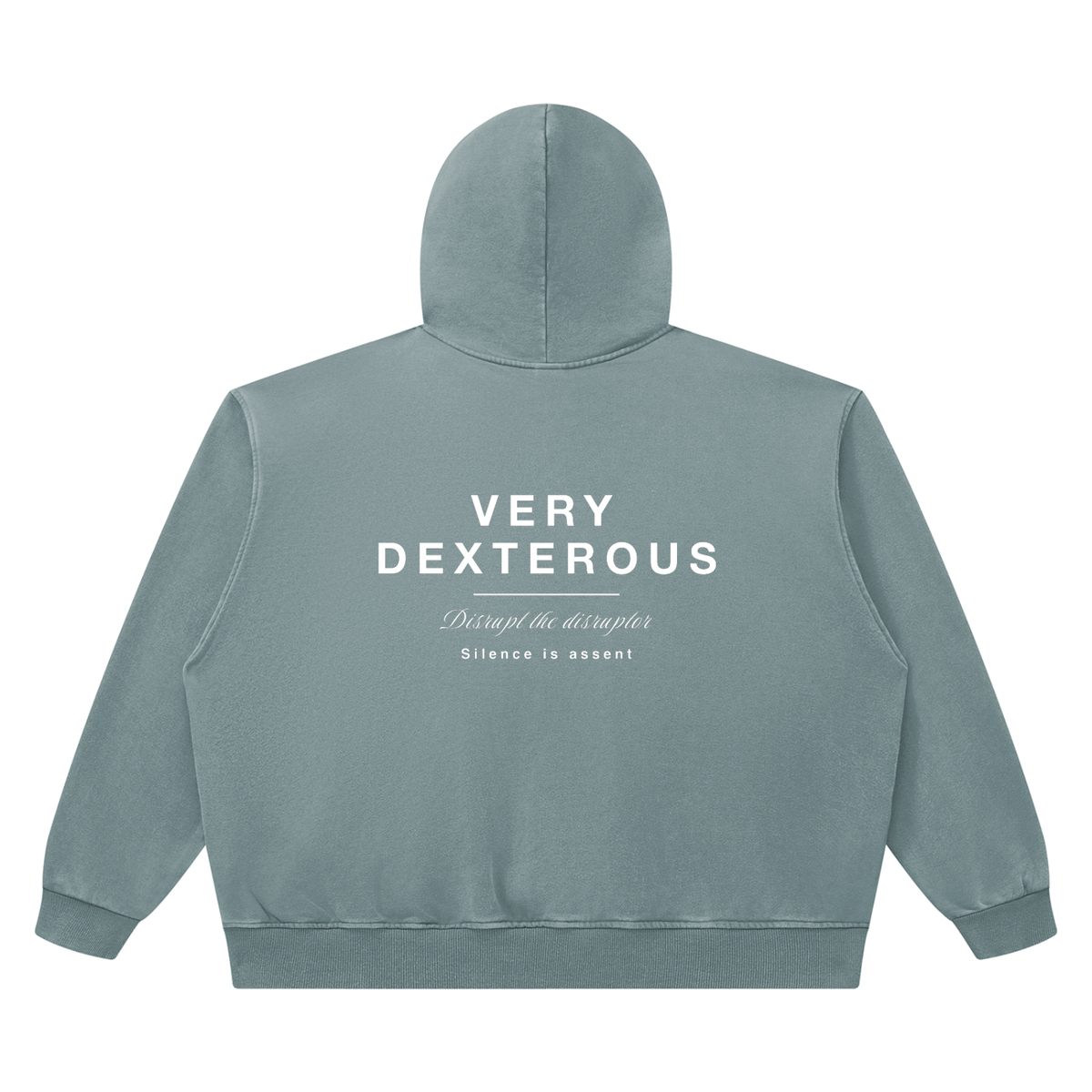 Very Dexterous Disrupt Heavyweight Vintage Wash Boxy Cotton Hoodie