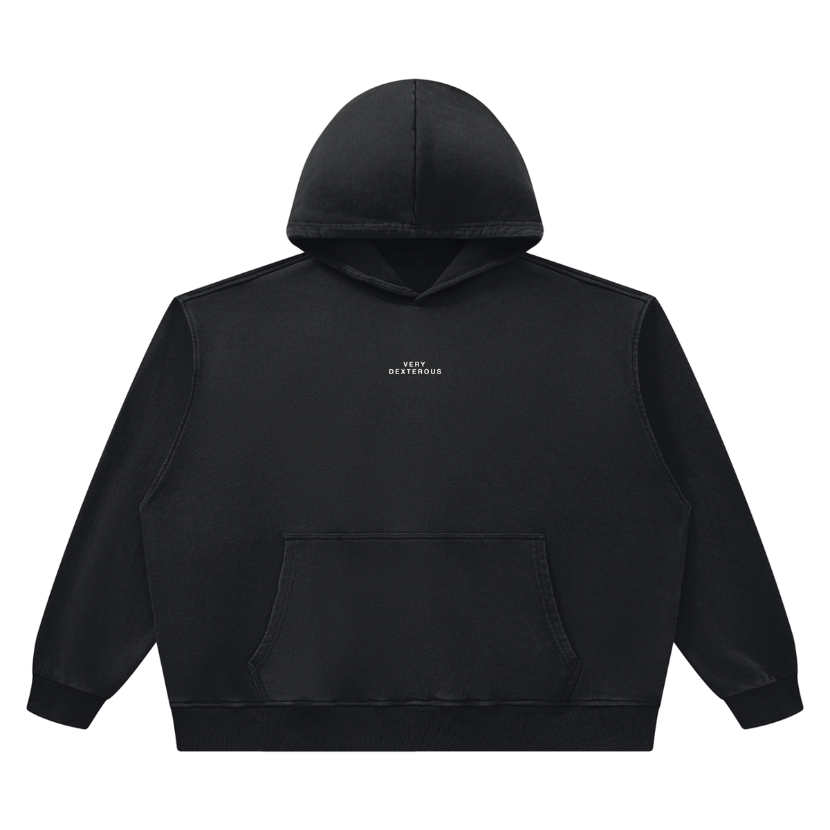 Very Dexterous Disrupt Heavyweight Vintage Wash Boxy Cotton Hoodie