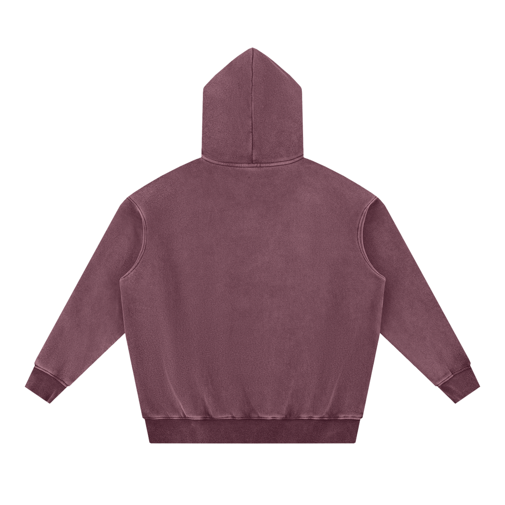 Very Dexterous Glasgow - Snow Wash Fleece Oversize Hoodie