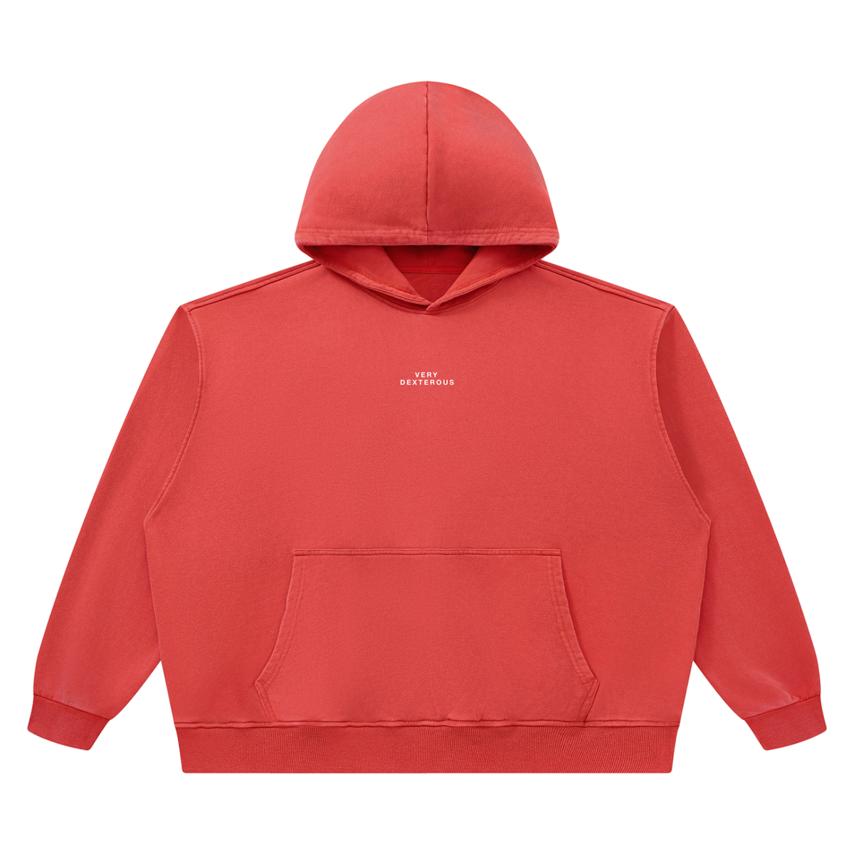 Very Dexterous Disrupt Heavyweight Vintage Wash Boxy Cotton Hoodie