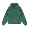 Very Dexterous Disrupt Zip-Through Boxy Fleece Hoodie