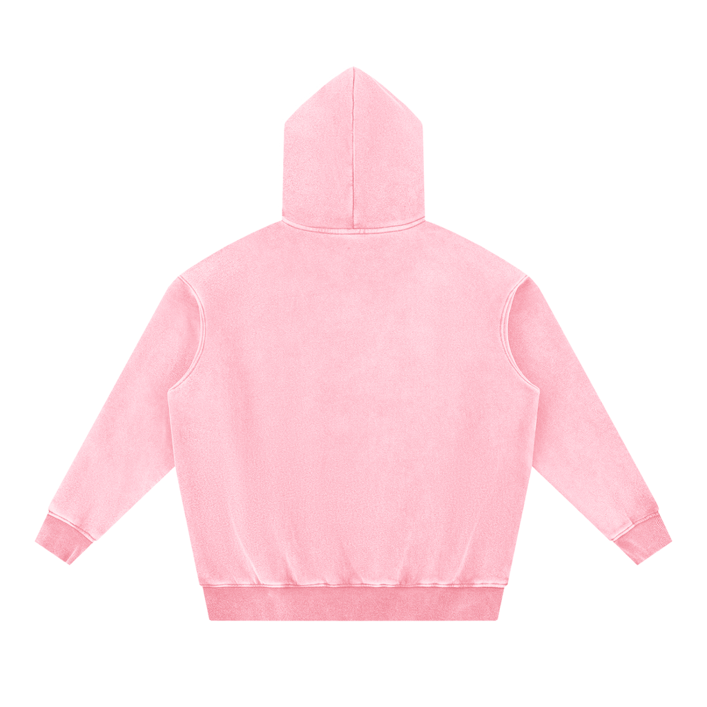 Very Dexterous Glasgow - Snow Wash Fleece Oversize Hoodie