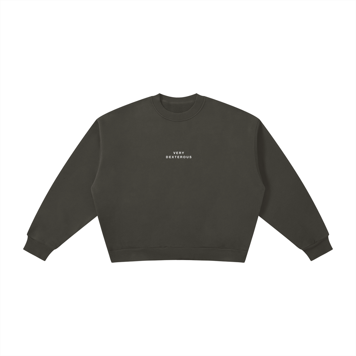 Very Dexterous Boxy Fleece Crewneck Sweatshirt
