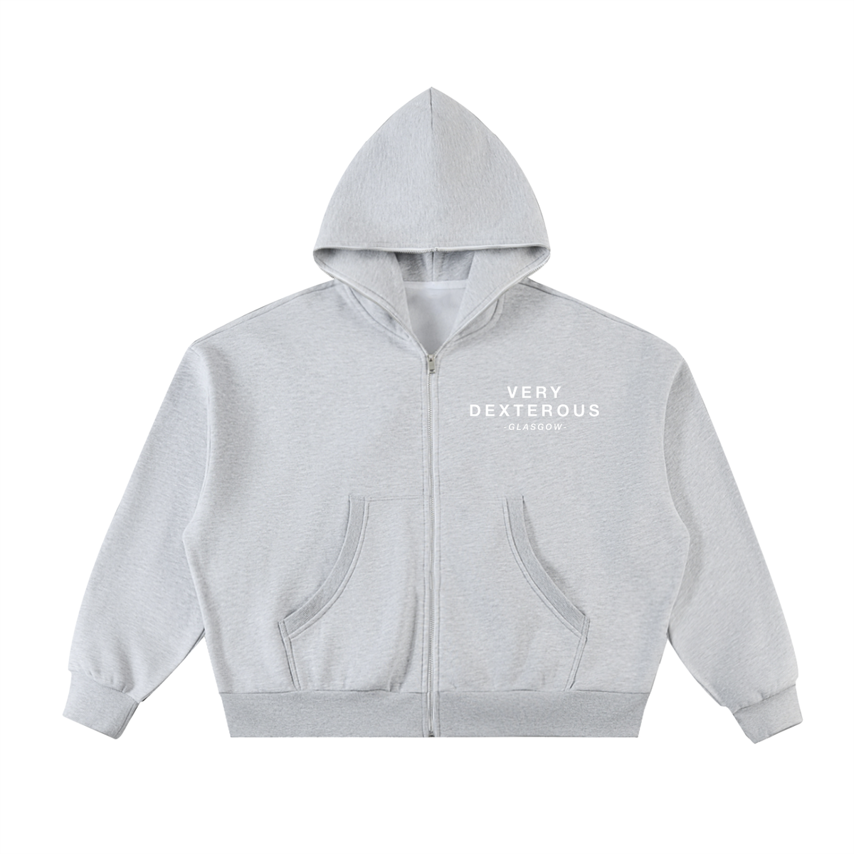 Very Dexterous Co-Ordinated - Fleeced Full-Zip Boxy Hoodie Women