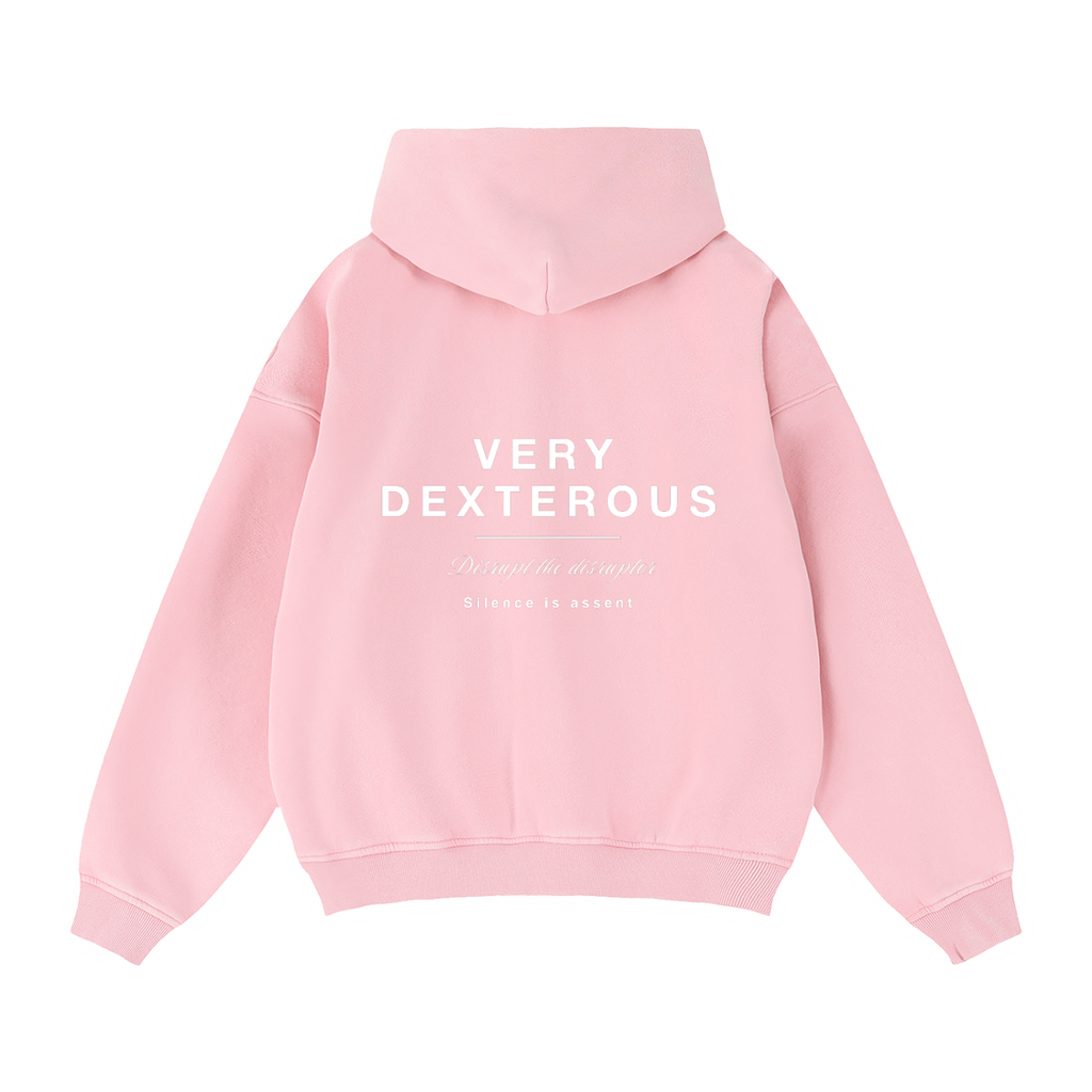 Very Dexterous Disrupt Zip-Through Boxy Fleece Hoodie