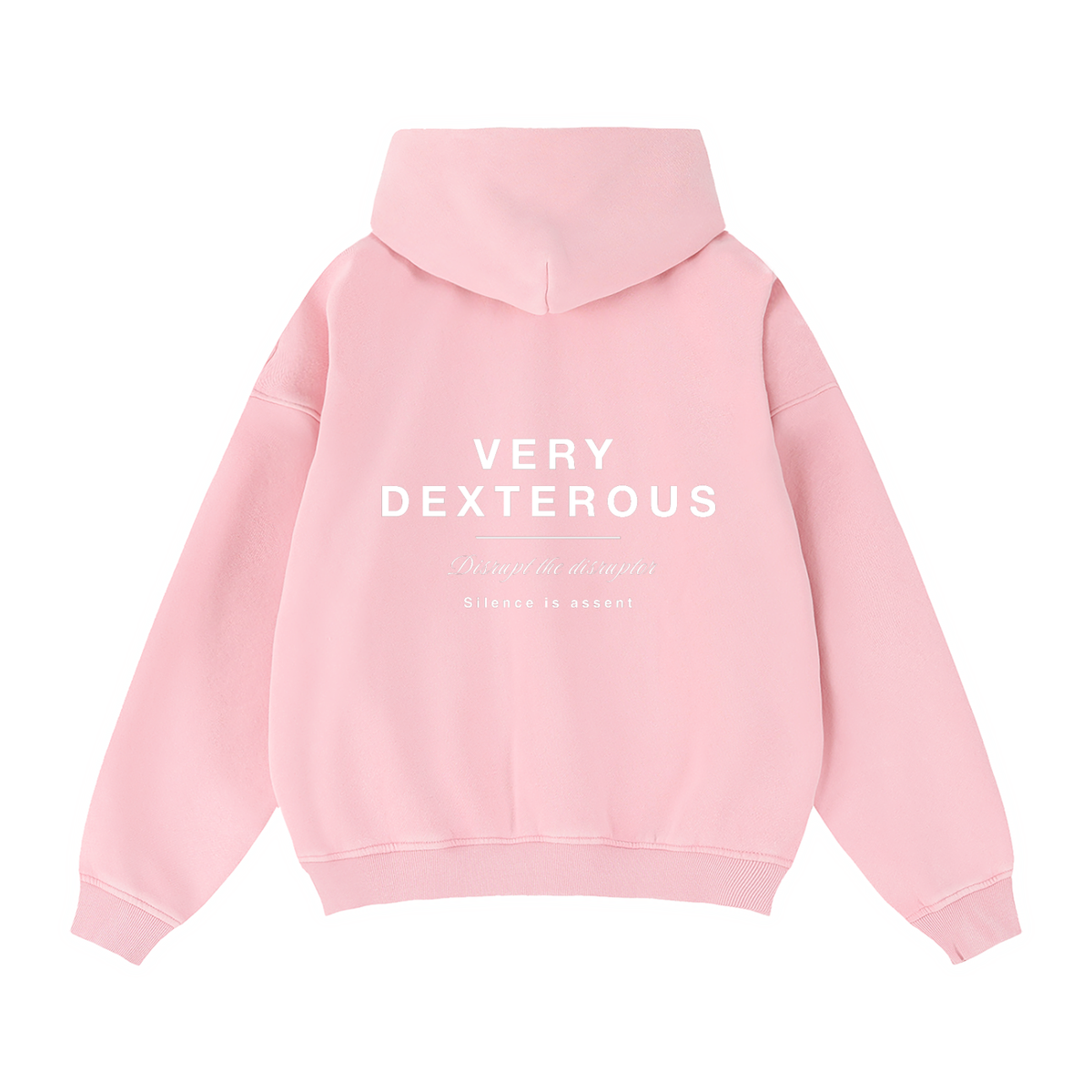 Very Dexterous Disrupt Zip-Through Boxy Fleece Hoodie