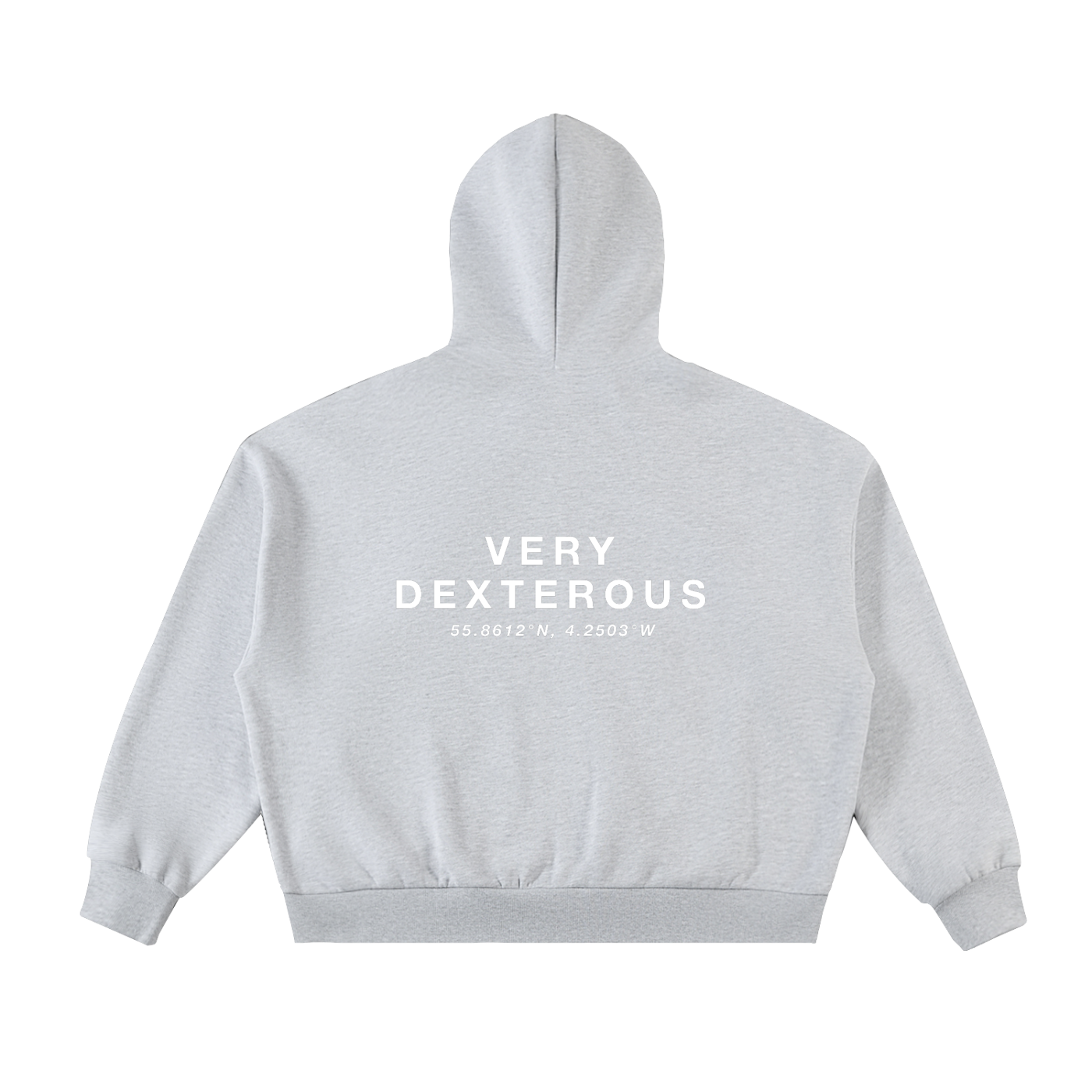 Very Dexterous Co-Ordinated - Fleeced Full-Zip Boxy Hoodie